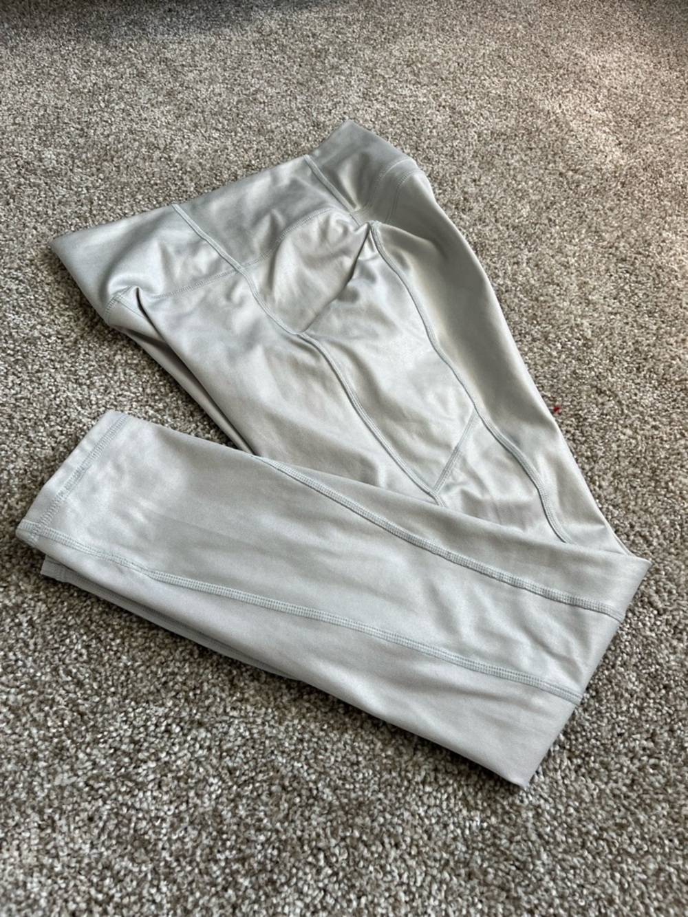 Fabletics Silver High-Waist Capri Leggings